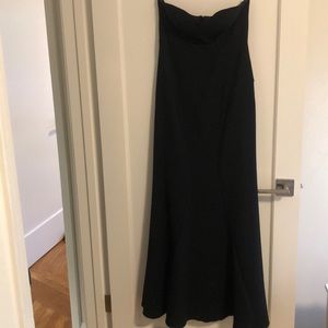 Black Bustier Maxi Dress